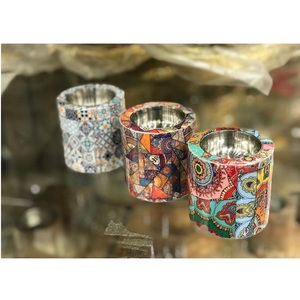 Juego de quemador Bakhoor de esmalte colorido con base de resina para quemar incienso árabe Oud Bakhoor disponible para la venta - Product Image 3