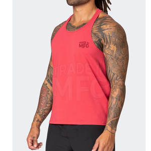 Camiseta sin mangas para hombre más vendida, diseño y tamaño personalizados, equipo de entrenamiento físico de alta calidad con decoración estampada, talla XL - Product Image 4