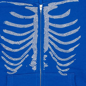 เสื้อฮู้ดผู้ชายผ้าคอตตอนทำจากพลอยเทียมขนาดใหญ่พิเศษแบบกำหนดเองแห้งเร็วขายส่งราคาดีที่สุด100% - Product Image 4