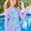 Maillot de bain une pièce à manches longues en tissu tricoté pour filles, vêtements de plage pour enfants - Product Image 3