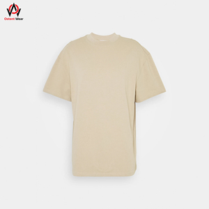 2025 nouveau Design personnalisé hommes 100% coton lourd à manches courtes T-Shirt imprimé Fitness course surdimensionné léger T-Shirt hommes - Product Image 2