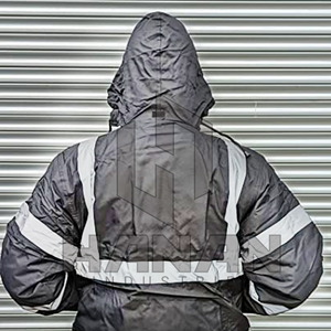 Gilet de sécurité personnalisé avec bandes réfléchissantes haute visibilité pour l'inspection des sites de patrouille routière-Logo personnalisable - Product Image 6