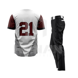 Nuevo diseño 2025, uniforme de béisbol OEM hecho a medida en material de alta calidad, uniforme personalizado de poliéster 100% para deportes de equipo - Product Image 6