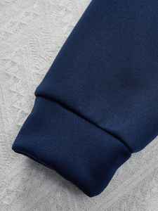 เสื้อฮู้ดผ้าคอตตอนรุ่น350กรัมสำหรับเด็กเสื้อกันหนาวมีฮู้ดสำหรับเด็กสีพื้นเสื้อสเวตเชิ้ตสำหรับเด็กเสื้อสเวตเชิ้ตขนแกะแบบสวมหัว - Product Image 6