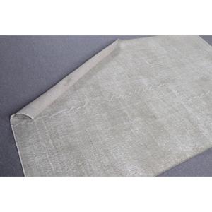 พรมตุรกีโบราณ ขนาด 4.7x7.9 ฟุต พรมขนสัตว์โมร็อกโกสีเทา - Product Image 5