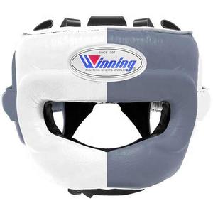 Casque de boxe professionnel en cuir véritable gris de qualité supérieure, personnalisable, unisexe, protège-oreilles - Product Image 6