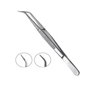 แหนบทำฟันสเตนเลสสตีลทนทาน15ซม. ด้ามกันลื่นสำหรับการใช้ทางการแพทย์ทางการแพทย์และทันตกรรม - Product Image 3