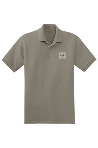 เสื้อยืดผู้ชายน้ำหนักมาก + 220gsm สำหรับโปโลเสื้อกอล์ฟปักโลโก้พิมพ์ลายสตรีทแวร์ผ้าถักแบบลำลอง - Product Image 6
