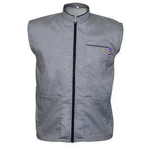 เสื้อกั๊กช่างตัดผมราคาประหยัด ทนทาน คุณภาพพรีเมียม ผ้าโพลีเอสเตอร์ 100% สวมใส่สบาย เหมาะสำหรับร้านเสริมสวย - Product Image 1