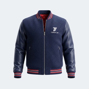 Chaqueta Varsity Unisex de Lona de Alta Calidad, Nueva Llegada, Ligera, de Secado Rápido, Mangas Completas, Estilo Formal, Ropa Exterior Diaria, Corte Regular - Product Image 5