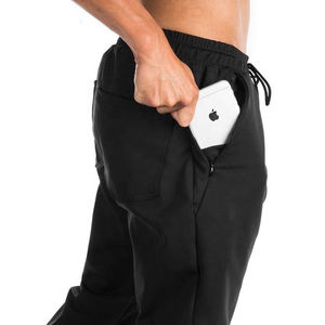 Pantalones deportivos ajustados para hombre, pantalones de chándal personalizados para motorista, gimnasio, yoga, venta al por mayor, pantalones de chándal lisos, pantalones de algodón 100% - Product Image 3