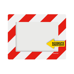 LongLife Trasparente - Finestra per Pavimento Resistente allo Sporco, autoadesiva DIN A4, Rosso/Bianco, 10 pz. / Confezione. - L - Product Image 3