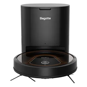 Bagotte BG950Max, офисный умный самоопорожняющийся пылесос, зарядная станция