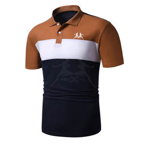 เสื้อโปโลผ้าฝ้ายคลาสสิกพอดีตัวแขนสั้นเสื้อโปโลระบายอากาศฤดูร้อนสำหรับผู้ชายด้วยผ้านุ่มและการออกแบบที่ทันสมัย - Product Image 1