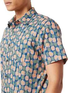 Chemises hawaïennes personnalisées Kivotech pour hommes, chemises à manches courtes tendance pour hommes, imprimées décontractées - Product Image 5