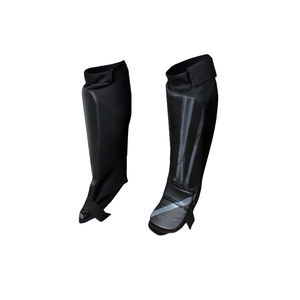 Venta al por mayor de espinilleras de diseño personalizado profesional Shin in Step MMA Training Mauy Thai espinilleras almohadillas de entrenamiento de boxeo hombres - Product Image 1