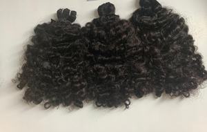 Paquetes rizados birmanos más vendidos Cabello vietnamita crudo Cutícula alineada Cierre de cabello humano Doble - Product Image 2