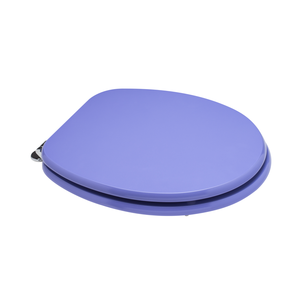 Couvre-siège de toilette en MDF certifié FSC, couleur lilas, taille universelle, design coloré - Product Image 1