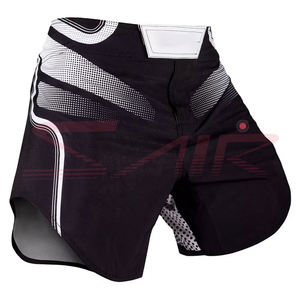 Short de MMA en coton pour hommes, vêtements d'entraînement sportif, de gymnastique, short thaïlandais pour la boxe, les arts martiaux, vente en gros OEM, service pour adultes - Product Image 1