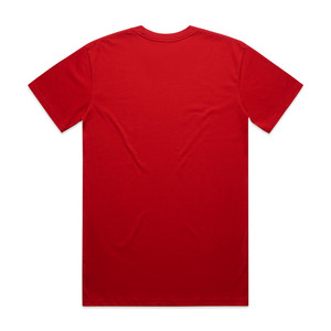 2025 SHH Apparel Bulk Wholesale Custom 100% Cotton Unisex T-Shirts Chenille Embroidery Print <b>Red</b> Dual-<b>Tone</b> Bright Faded Colors - Product Image 2