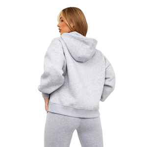 Sweat-shirt à col rond en molleton avec logo personnalisé, 100% coton, manches longues, sweat-shirts et pulls de sport, taille plus, sweat-shirts pour femmes - Product Image 6