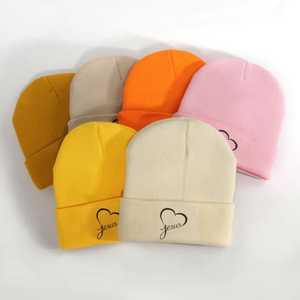 Bonnets d'hiver unisexes chauds de haute qualité, casquette unie personnalisée en acrylique, vente en gros, plage, extérieur, mode, créateur, mode quotidienne - Product Image 2