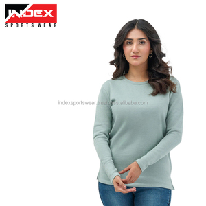 Sweat-shirt pour femme de haute qualité, fabriqué sur mesure, 100% coton, mode d'hiver haut de gamme - Product Image 2