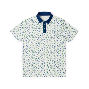 Polo décontracté anti-rétrécissement en coton et polyester uni best-seller avec logo personnalisé articles de sport - Product Image 1