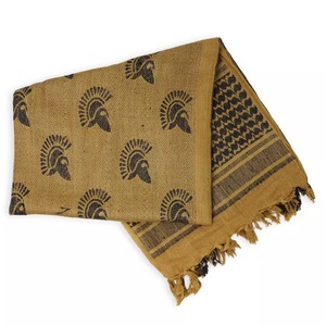 2024 100% Cotton Canvas Shemagh Scarf Tactical Desert Muslim Arab Keffiyeh Afghan Wrap Camouflage Breathable Windproof - Product Image 6