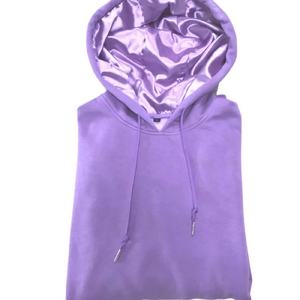 เสื้อมีฮู้ดแบบมีฮู้ดสำหรับผู้ชายชุดสเวตเชิ้ตมีฮู้ดบุด้วยผ้าไหมโพลีเอสเตอร์ผ้าฝ้ายซาติน - Product Image 5