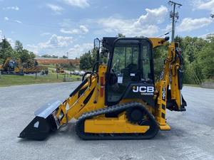 Chargeuse compacte polyvalente JCB 1CXT/Chargeuse pelleteuse avant et pelleteuse sur chenilles JCB 49hp d'occasion originale - Product Image 2