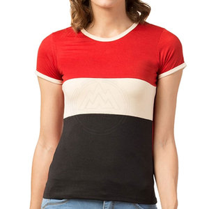 Personalizar diseño y estilo Venta caliente Precio bajo Mujeres Camiseta Nuevo diseño Algodón Hecho OEM Servicio Camiseta - Product Image 5