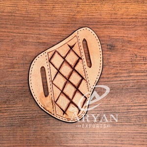 New Design Hand <b>Tooled</b> <b>Leather</b> Knife Cover Outdoor for Folding Knife Hot Sale Stylish Knife Cover - Product Image 1