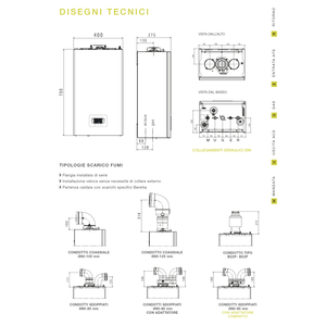 Caldaia a Condensazione a Metano Beretta BLR 25C 25 kW CSI ErP per Sistemi HVAC Domestici Classe A - Product Image 6