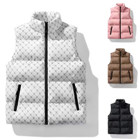 Veste matelassée sans manches avec fermeture éclair de grande taille pour hommes, veste matelassée personnalisée de haute qualité pour hommes, OEM