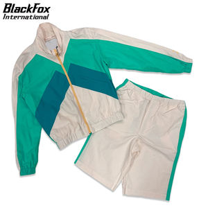 Wholesale New Design Windbreaker Tracksuit Fashion Outfits 2 Piece Set Windbreaker <b>Shorts</b> Sets For <b>Men</b> - Product Image 2