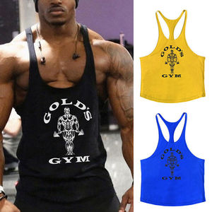 2025 Bodybuilding Stringer OEM Compression Muscle Gym Workout Tank Top Fitness Mens Knit Ribbed Cotton Tank Top - Product Image 3