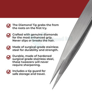 Meilleure vente en ligne Pince à épiler à pointe de nez légère Marque privée - Product Image 4