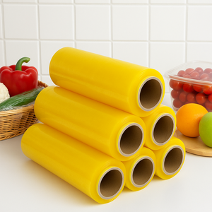 Película de envoltura de alimentos de PVC personalizada de alta calidad para carne, verduras, embalaje de frutas con fuerte adherencia y transparencia - Product Image 5