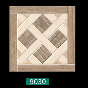 Surface polie Porcelaine 400X400mm Carreaux Brillant Mat Marocain Finition Rustique et Poinçon pour Sols et Murs - Product Image 1
