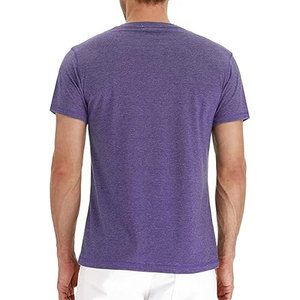 T-shirt Henley à manches courtes pour homme, décontracté, col en V, coupe ajustée, haut musclé, chemisier, t-shirt - Product Image 3