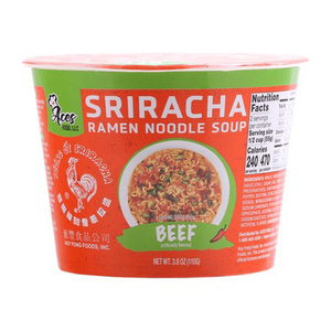 บะหมี่กึ่งสำเร็จรูปรสเนื้อ ตราโชย ซีริราชา ขนาด 60 กรัม บรรจุในถ้วย - Product Image 6