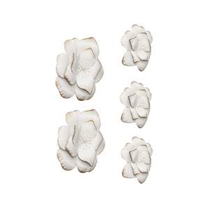 ประติมากรรมโลหะแกะสลักแบบเรียบง่ายทันสมัยไฟ LED ภาพวาดภูมิทัศน์ที่ไม่ธรรมดาของตกแต่งบ้านใบไม้หลายใบ - Product Image 6