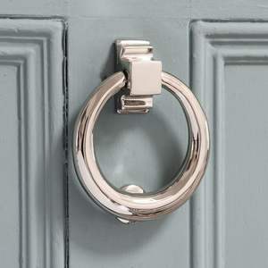 Bague Mythique Argent Tapeur de Porte Heurtoir de Porte en Métal de Haute Qualité Fenêtre d'Entrée pour Maison Hôtel Villa Vente à Chaud pour Vis de Chambre à Coucher - Product Image 1