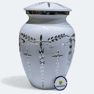 Urnas de metal de alta capacidad para dos seres queridos Venta de exportación Suministros funerarios disponibles en cantidad al por mayor - Product Image 2