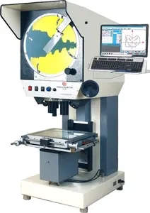 600mm Screen Size Vertical Profile Projector with 100X Magnification and 400x300mm X-Y Measuring Range with Metrology Software