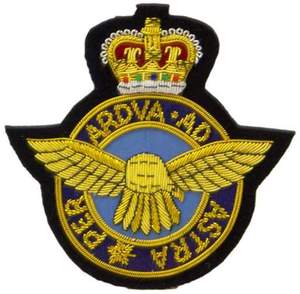 MERCHANT NAVY BULLION WIRE BLAZER BADGE OEM Haute Qualité Personnalisé Fil D'or Brodé Poche Crest Badge Blazer Tissu - Product Image 4