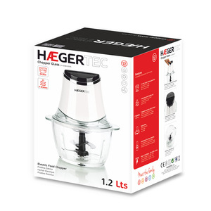 Tritatutto Elettrico in Vetro 300W 1.2 L. (Haeger CH-30W.007A) - Product Image 3