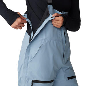 Baberos de esquí para mujer Pantalones de nieve aislados personalizados con tela impermeable para esquiar y hacer snowboard OEM ODM Etiqueta privada - Product Image 3