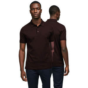 Polo Informal de Algodón para Hombre, Ropa Deportiva Transpirable de Talla Grande con Logotipo Personalizado de Alta Calidad con Patrón Sólido, Moda Urbana - Product Image 1